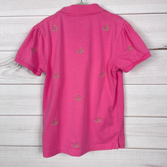 Masters Kids Pink Polo Girls Size Small 7/8 - Picture 4 of 5